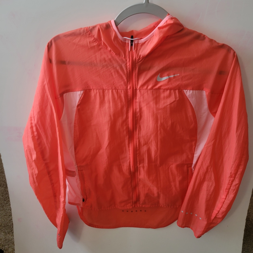 Nike Impossibly Light Pink Red Running Jacket